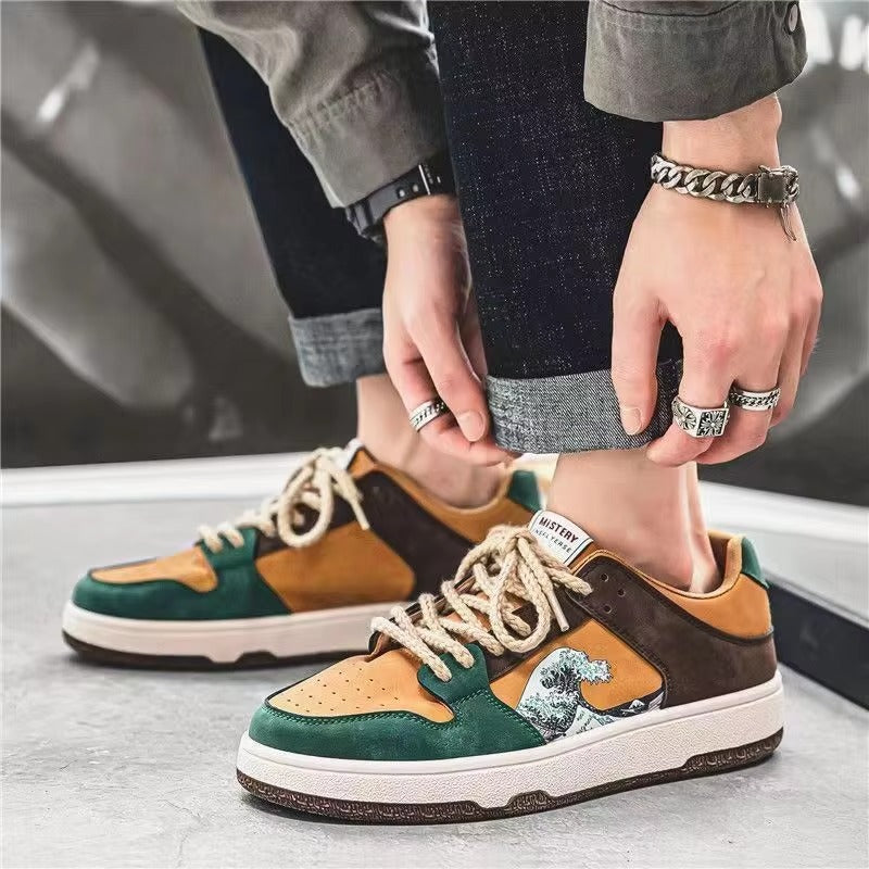 HikariWave Fusion Low-Top Retro Court Sneaker