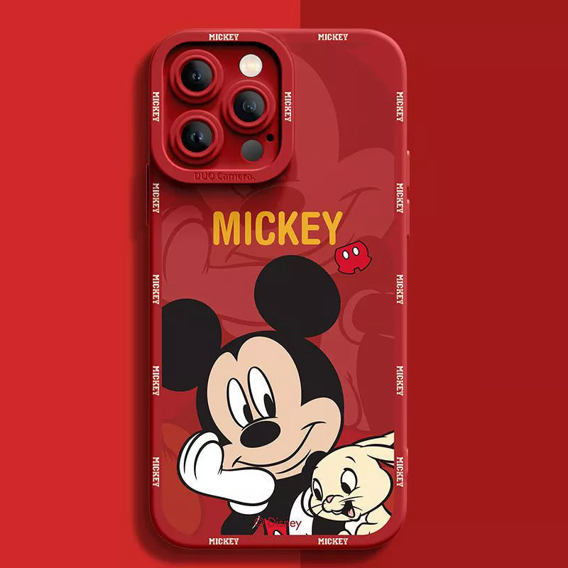 Disney-Inspired Silicone Phone Case for iPhone Series