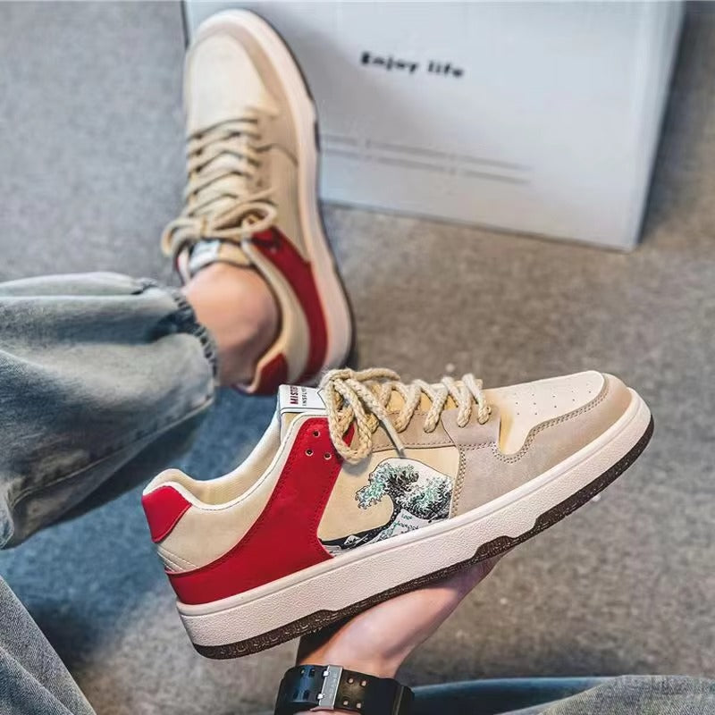 HikariWave Fusion Low-Top Retro Court Sneaker