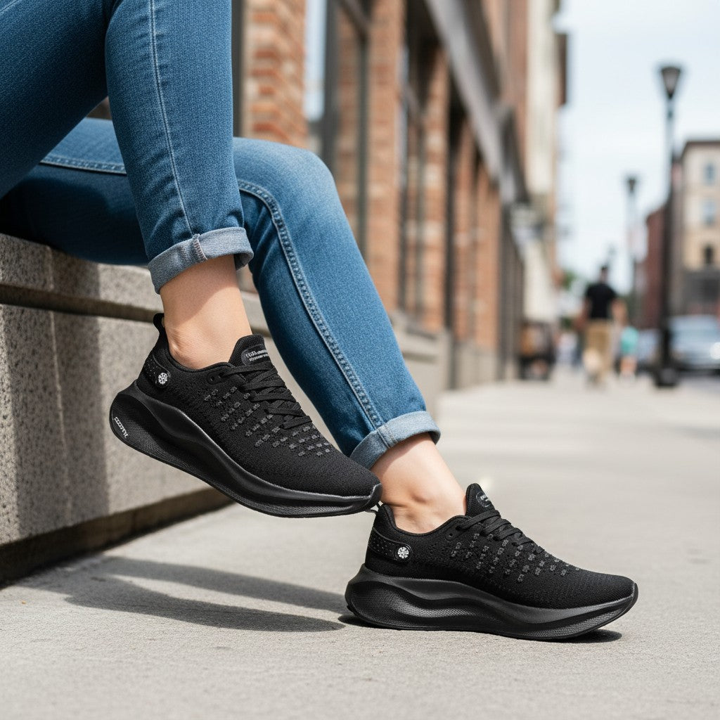 VelocityWave™ Carbon-Foam Running Sneakers – Lightweight Mesh Performance Shoes